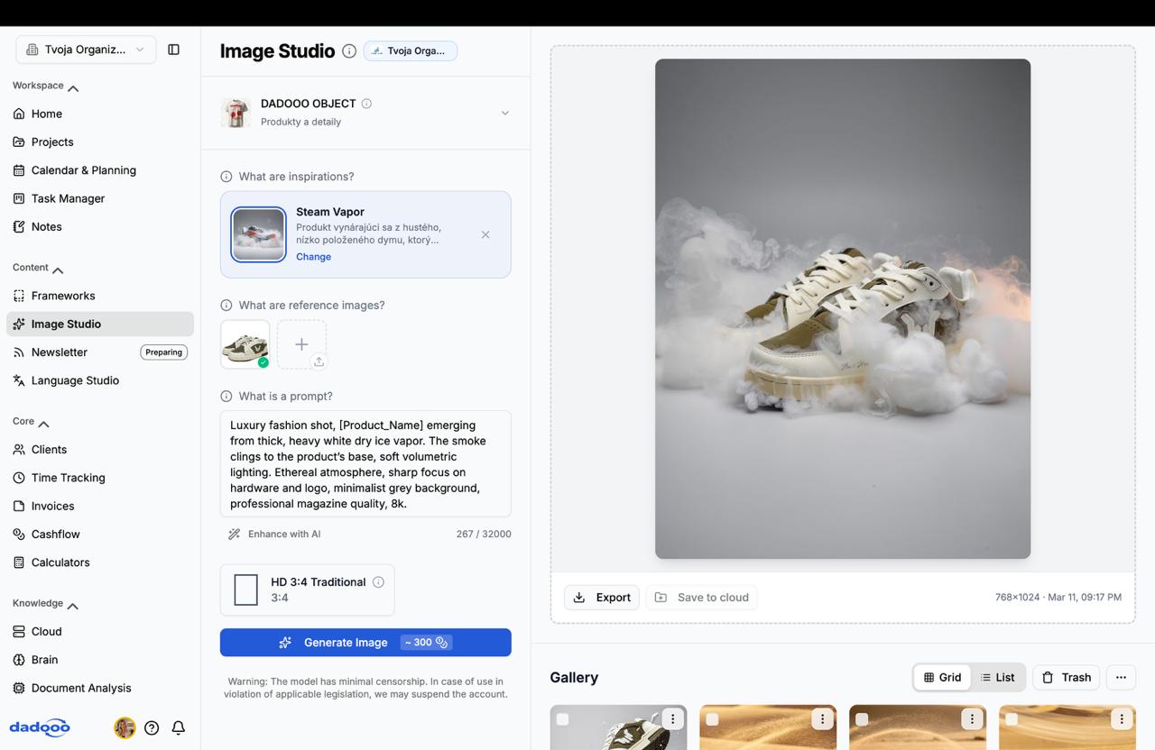 DADOOO dashboard preview